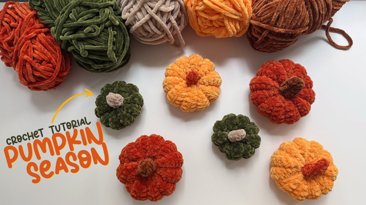 Crochet Pumpkin Tutorial 🎃| Deutsch & English | super easy ✨