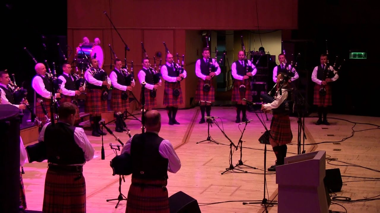 Ceolry from the Greater Glasgow Police Pipe Band, Farley Bridge August 2014