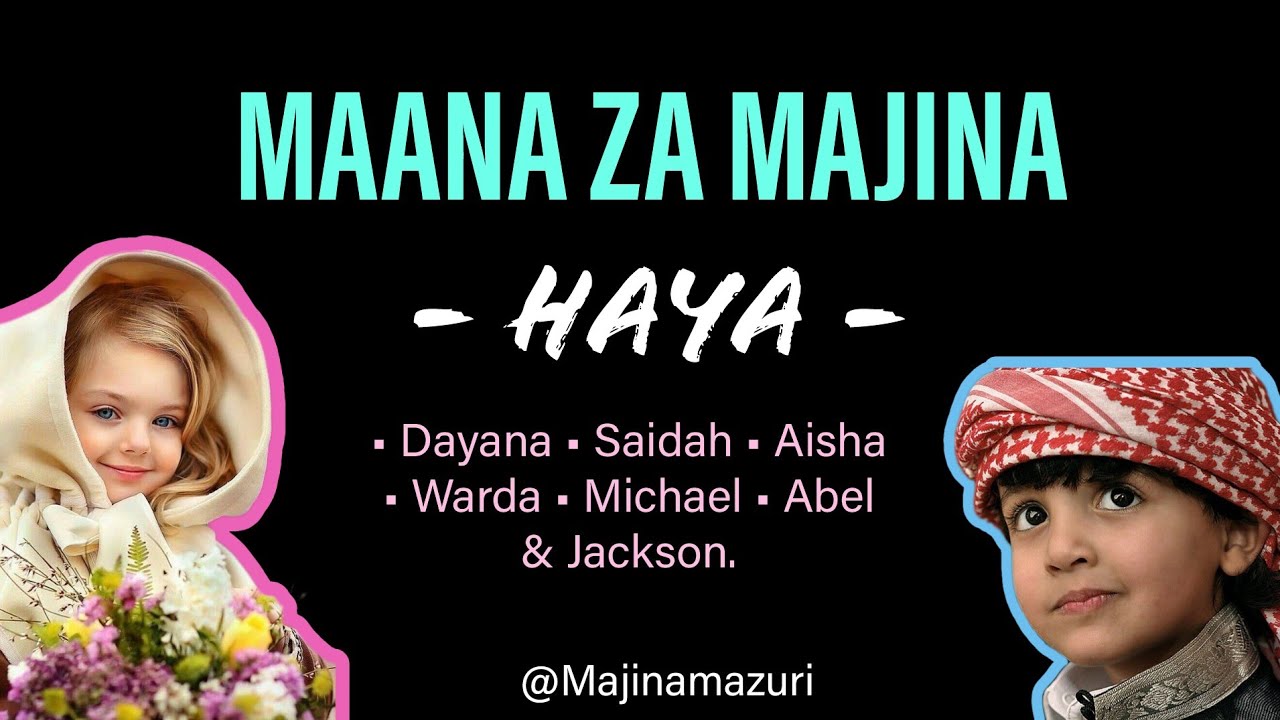 Maana za Majina 6 mazuri ya watoto wa kiume & kike | Ona maana ya jina Aisha