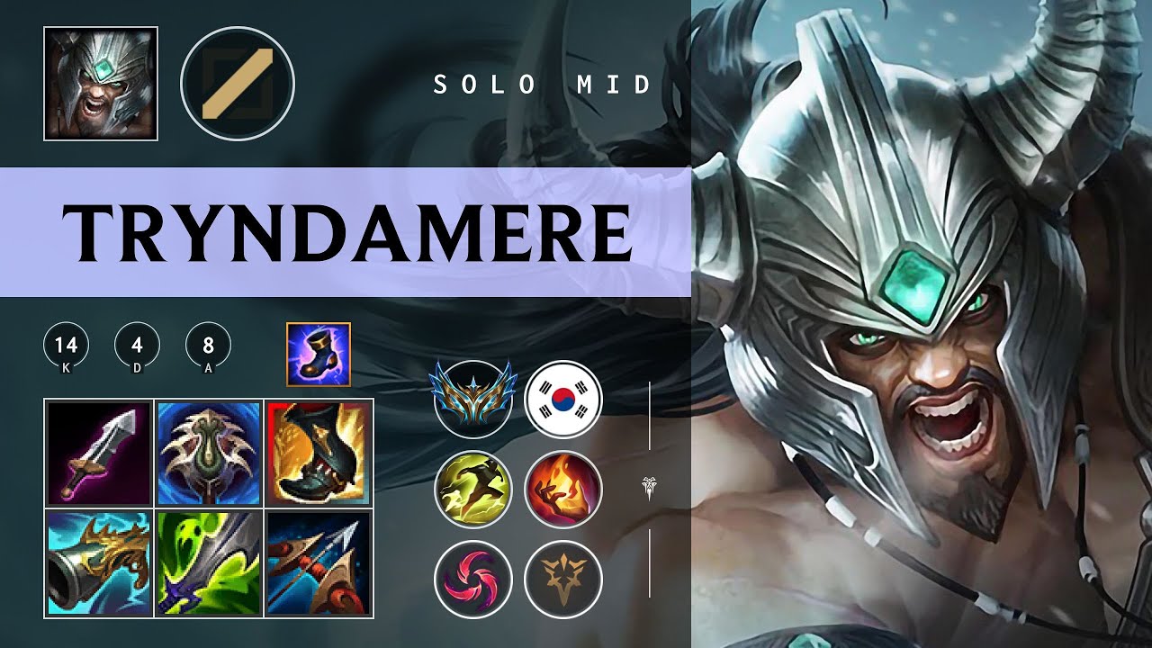 Tryndamere Mid vs Twisted Fate - KR Challenger Patch 26.01