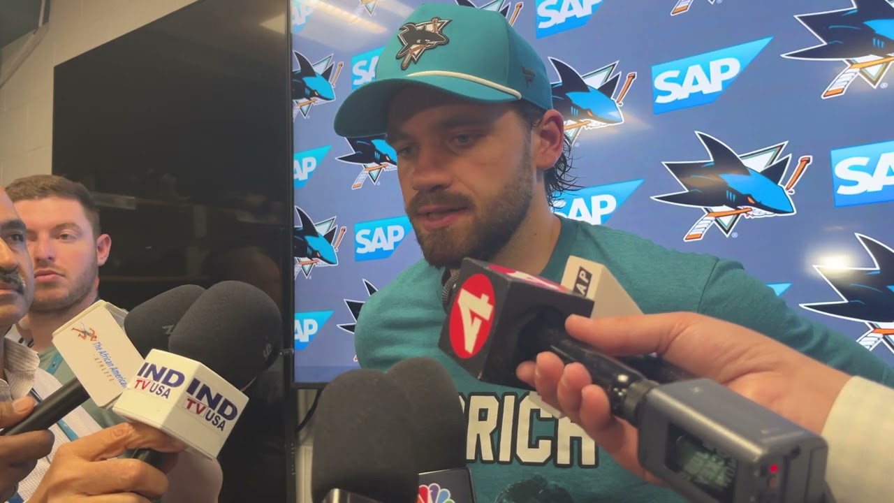 Liljegren Takes Blame for Kadri's 2nd Goal | Sharks vs. Flames Post-Game (2.26.26)