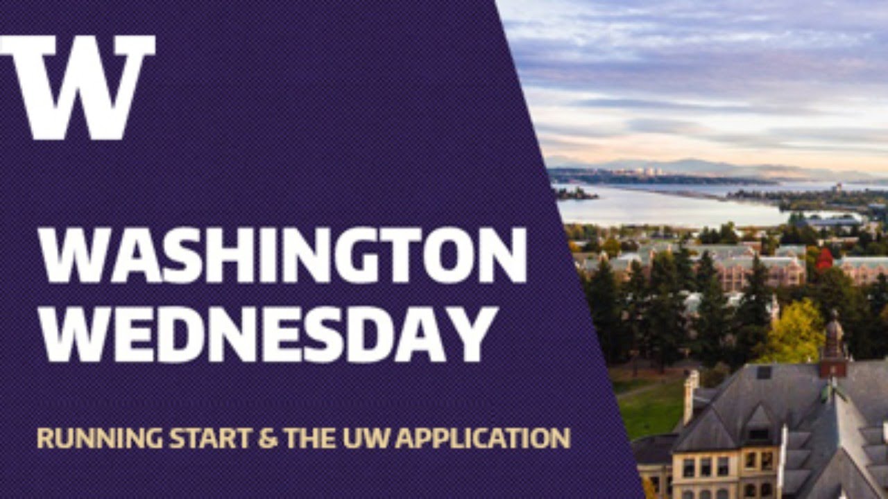 Running Start and the UW application