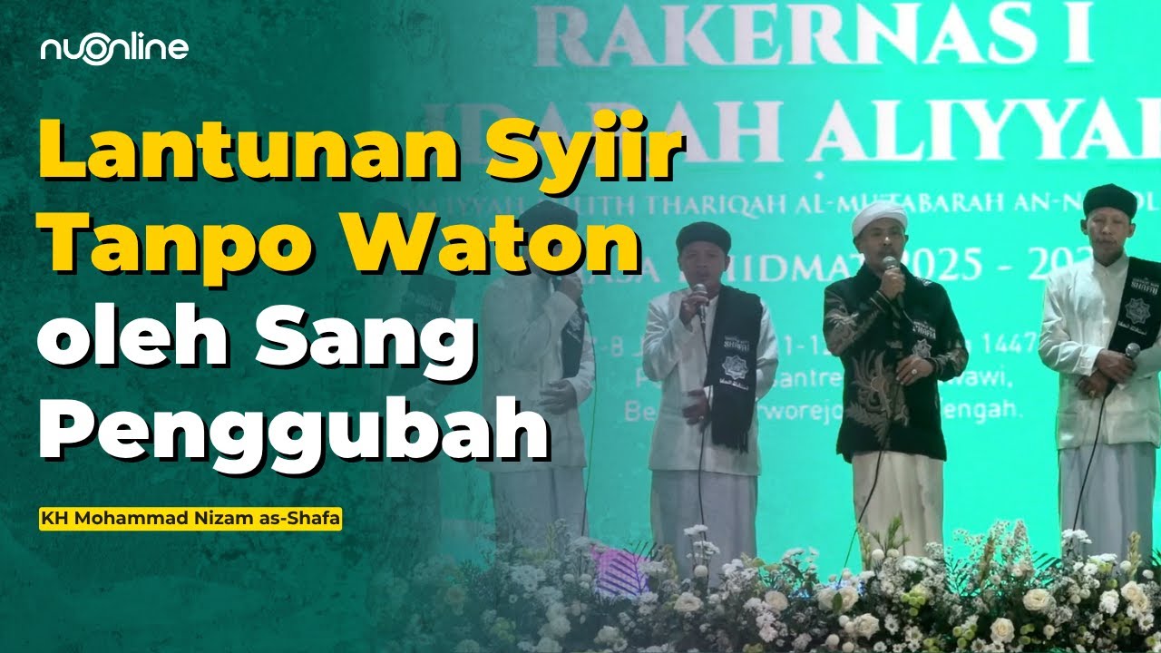 Momen Langka: Syiir Tanpo Waton Dilantunkan Langsung oleh Penggubah di Pelantikan JATMAN