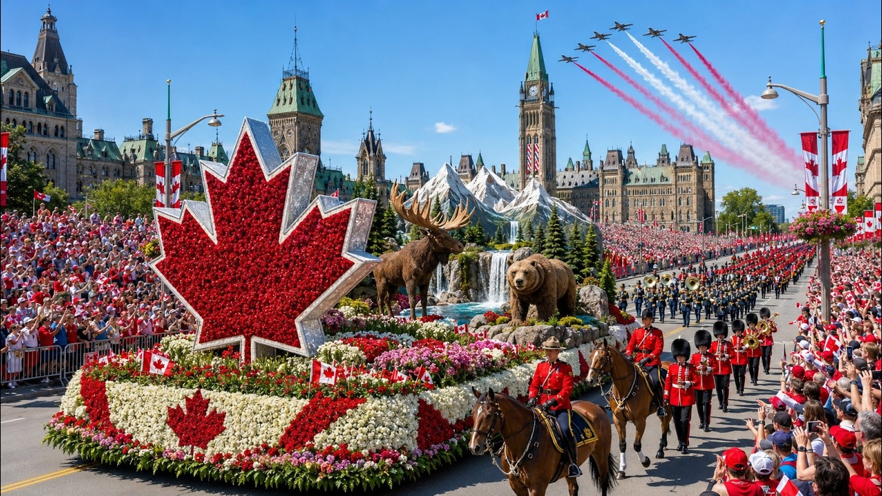 Canada Day 2026 🇨🇦 | Spectacular Military Parade & Patriotic Celebration in Ottawa 4K