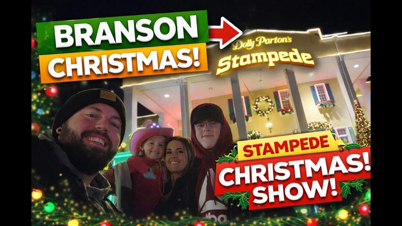 🔥 Branson Christmas is INSANE! Aquarium Visit + Dolly Parton’s Stampede Christmas Show