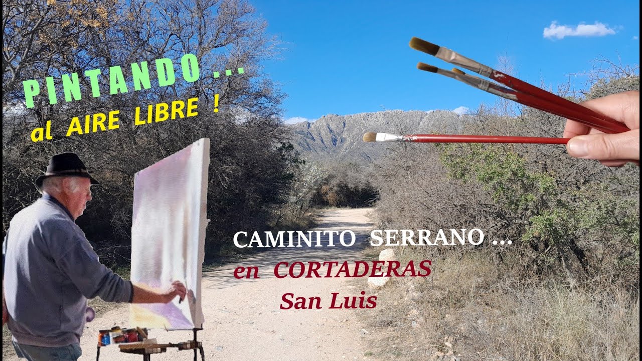 Pintando... al aire libre !