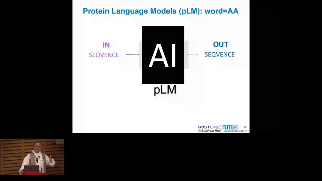 Artificial Intelligence captures language of life... - Burkhard Rost - 3D-SIG - ISMB/ECCB 2023