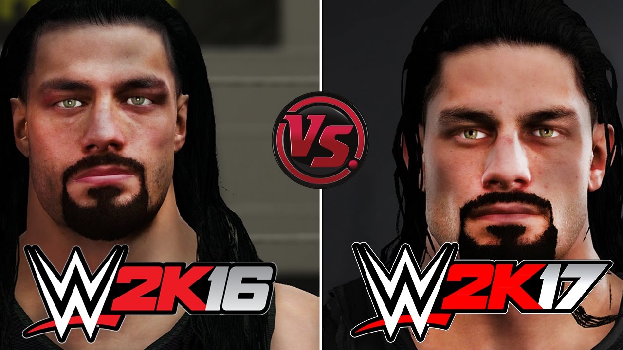 WWE 2K17 vs WWE 2K16 Official Face/Graphics Comparison | (PS4/XB1/PC) 60FPS HD!