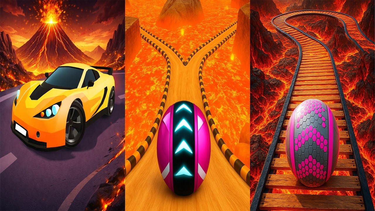 Race Master 3D VS Going Balls VS Rollance Adventure Balls - Android iOS Gameplay Ep 2