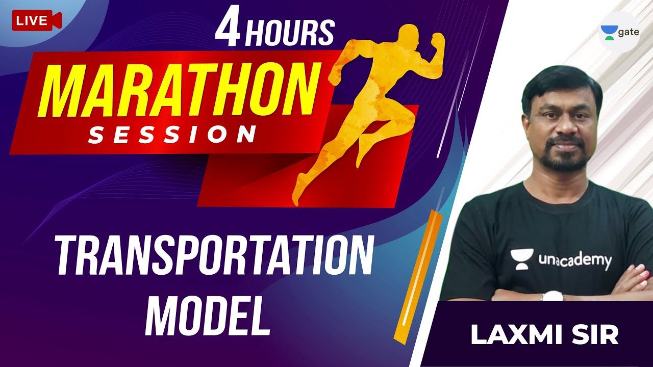 Transportation Model | Marathon session | Industrial Engineering and OR | GATE