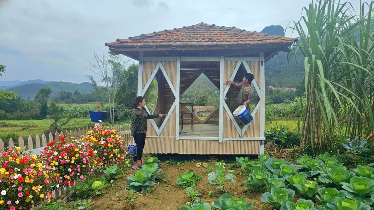 KONG & NHAT completed the restoration of the old hut into a stunning work of art.