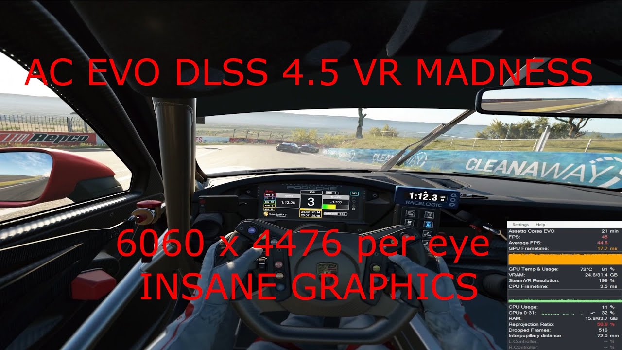 AC EVO 8K VR | DLSS 4.5 | 24h Bathurst in 24min | 911 992 Cup | insane VR Graphics + Settings Guide