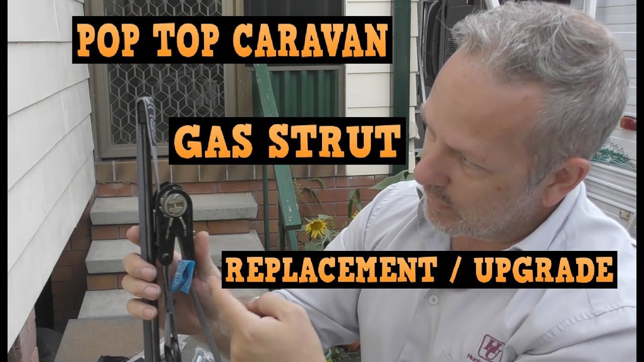 Установка газовой стойки Caravan Pop Top