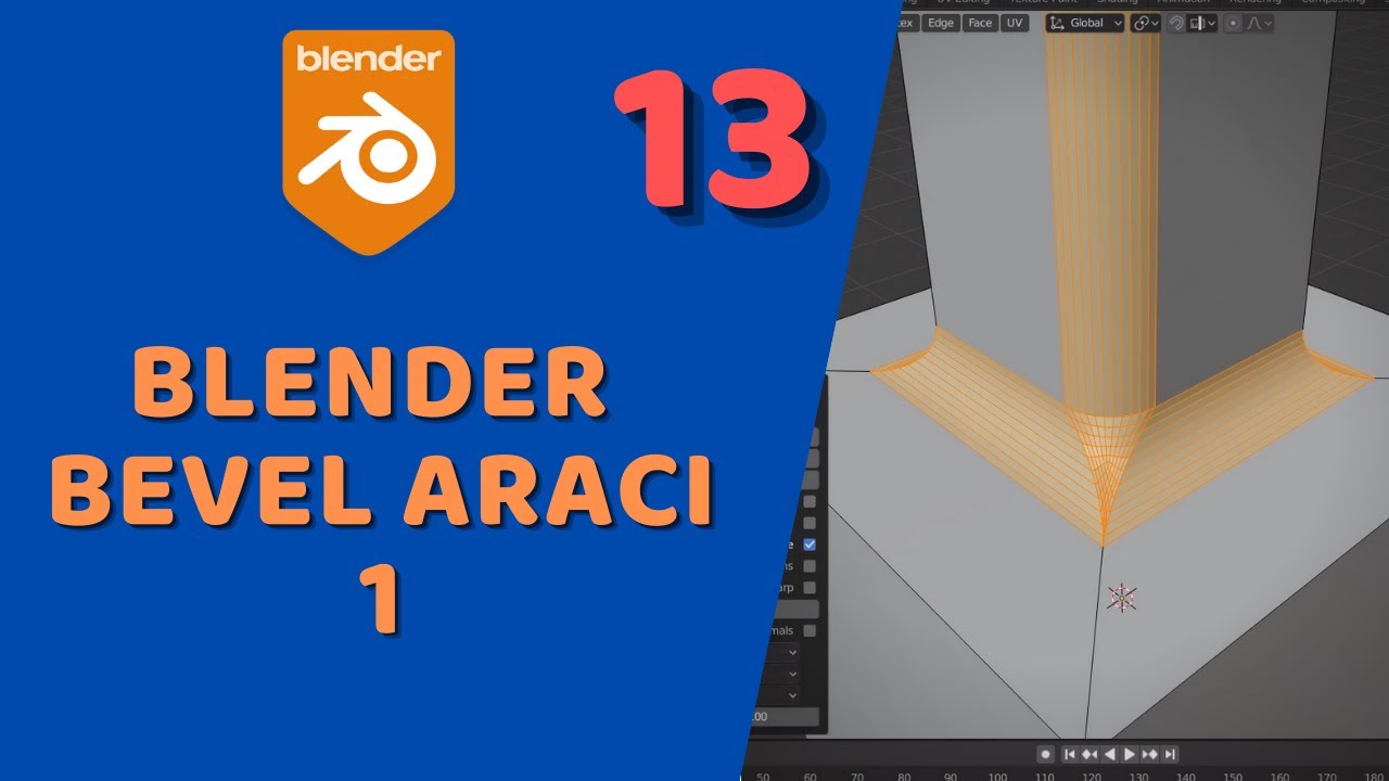 Blender - Modelleme Araçları ► Bevel-1