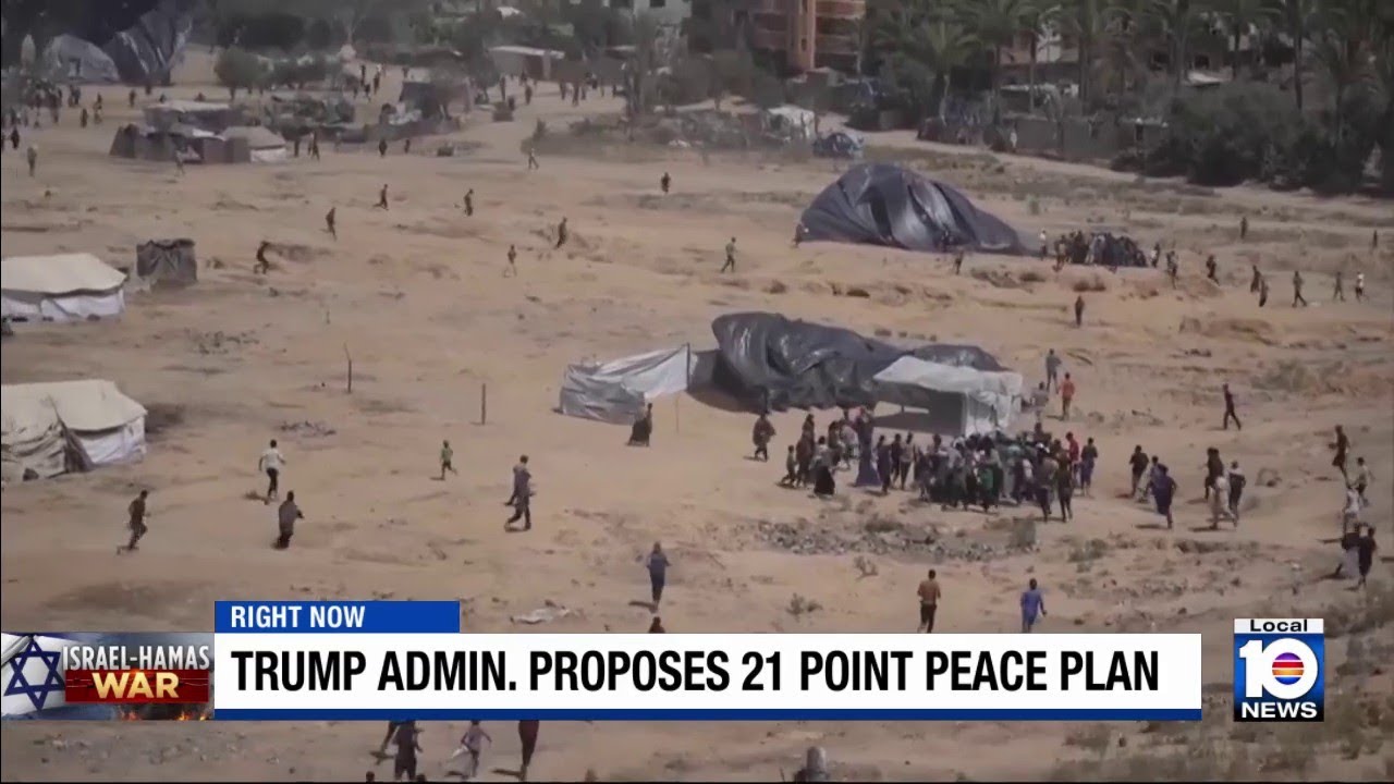 Trump administration proposes 21-point peace plan to end war in Gaza
