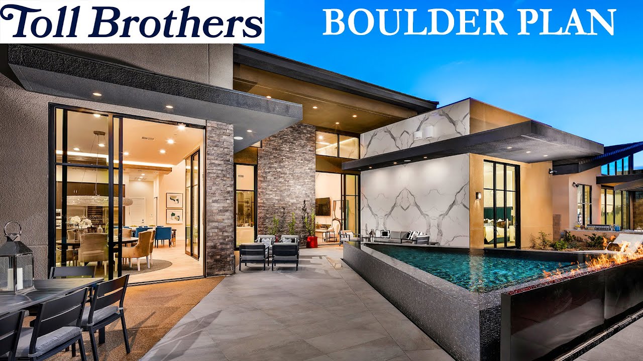 Modern Luxury Home For Sale by Toll Brothers 3624 sq.ft.- Boulder Plan $1.2M Mesa Ridge in Summerlin
