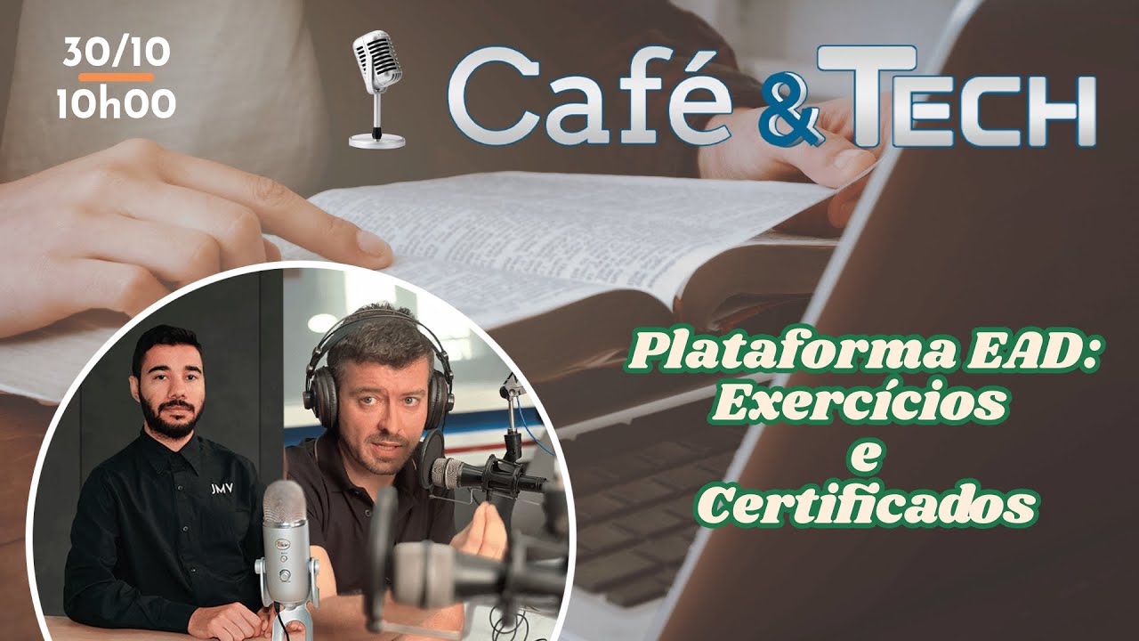 🎓 PLATAFORMA NOCHALKS - EAD COM EXERC&Iacute;CIOS E CERTIFICADO DIGITAL  | Caf&eacute; & Tech Podcast