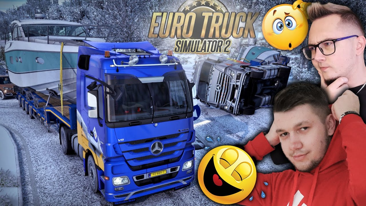 Wodujemy JACHT Na Drodze🤣 *Letnie Opony*❄️ ETS 2 MP [KONWÓJ] 😱 MafiaSolecTeam [MST]