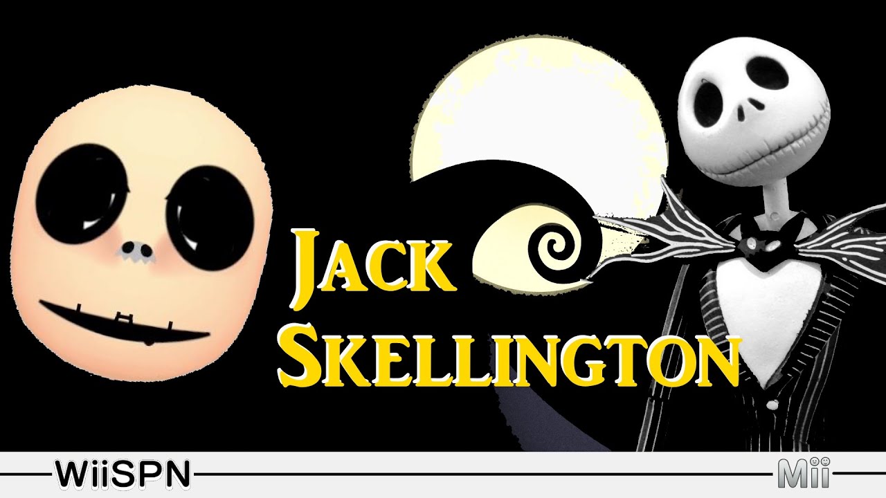Mii Maker: How To Create Jack Skellington!