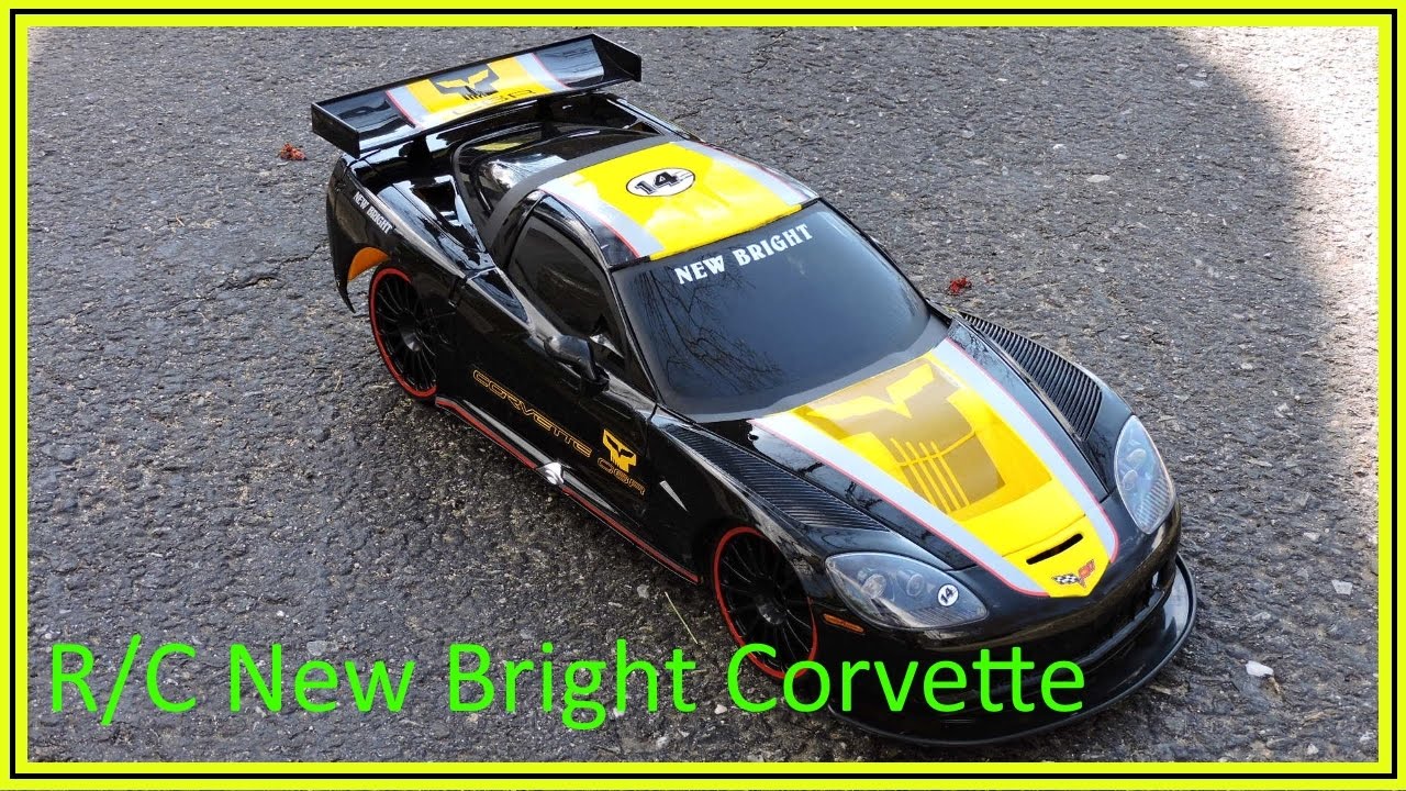 RC Toy Car - New Bright Sport car Unboxing reviews Corvette for kids playtime