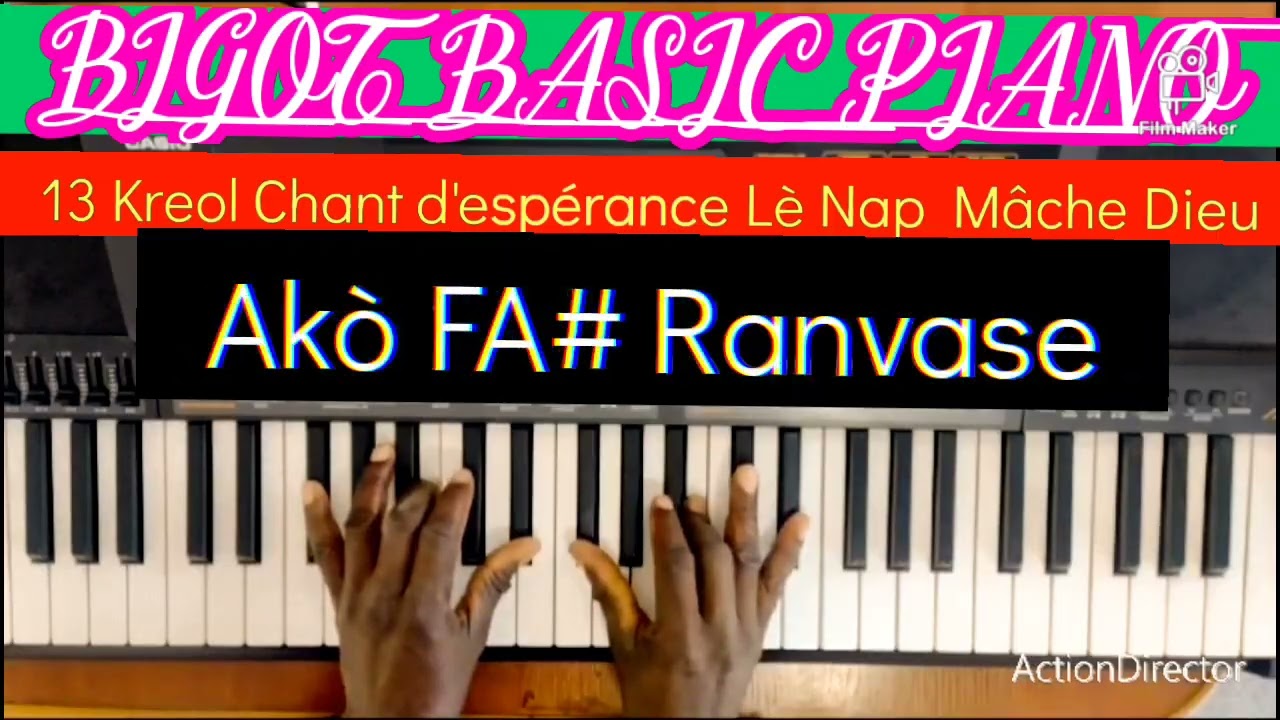 Vinn aprann Jwe 13 kreol sou FA #  Majeur  Ranvese  le nap mache al Dieu