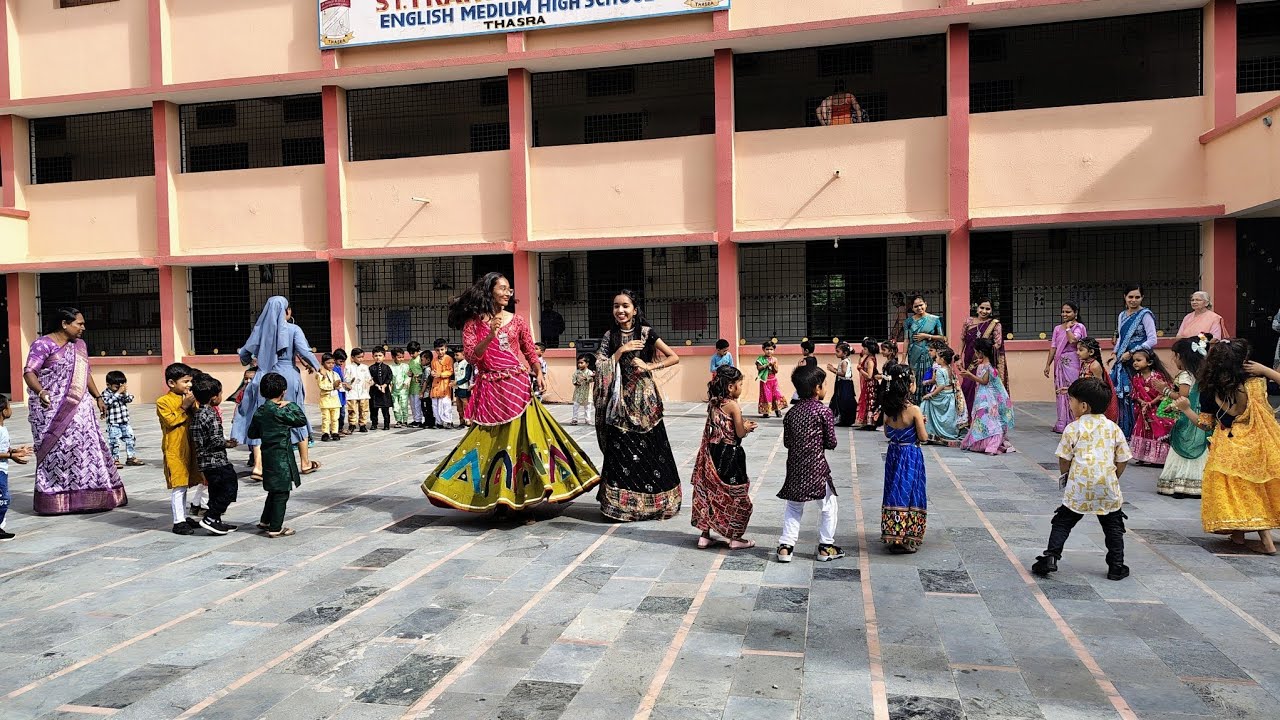 ✨ Navratri Garba Competition & Celebration | @SFSSchoolThasra | With Principal, Manager & Teachers✨ 