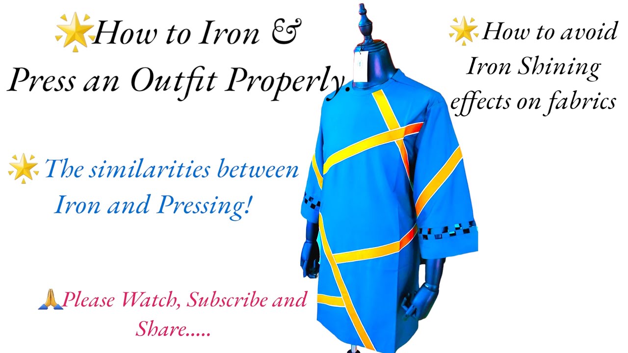 How to Iron and Press a Senator Outfit EFFECTIVELY.
