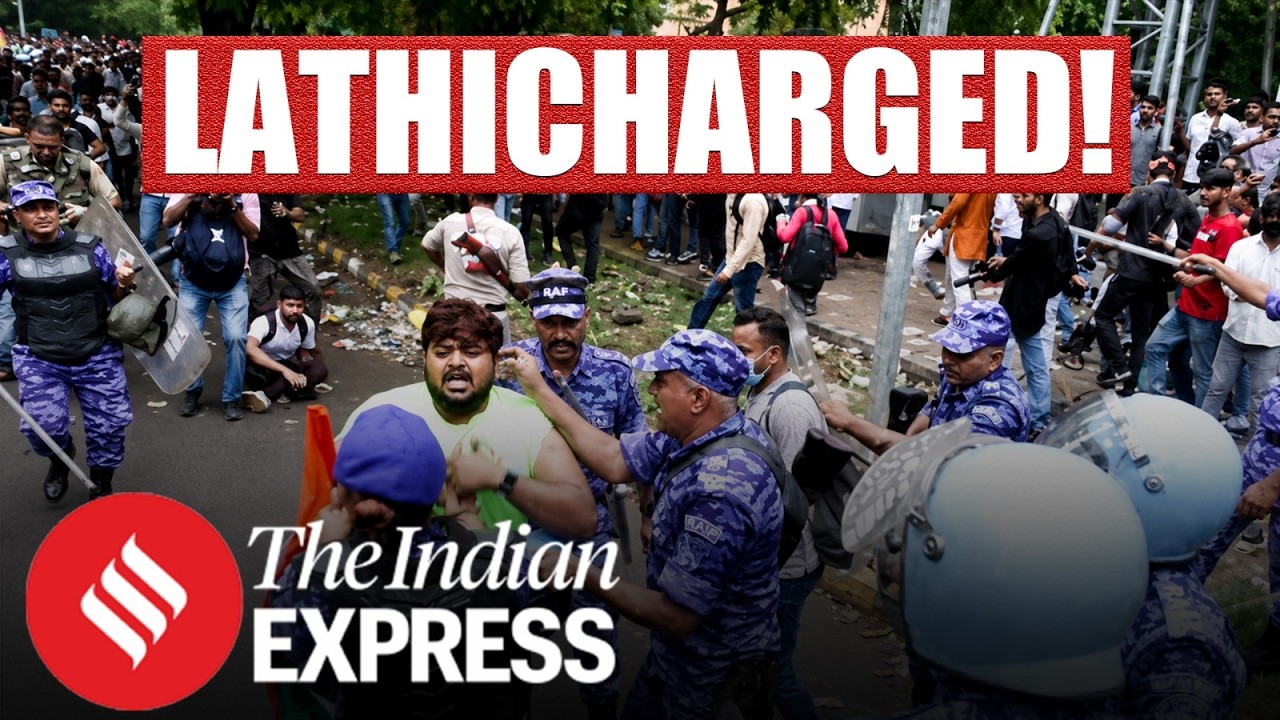 BREAKING: Security Forces Lathi-Charge Protesters at Jantar Mantar | CJP's Parliament March