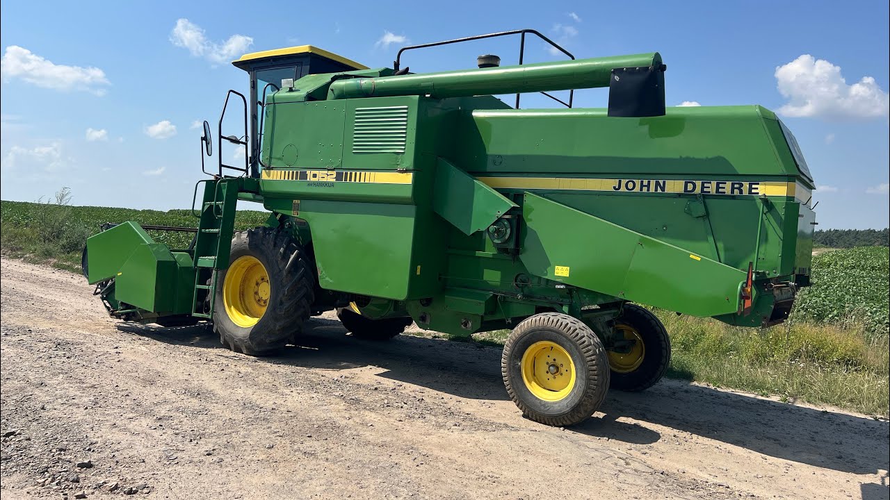 Жнива розпочато!! Комбайн в роботу John Deere 1052  супер варіант на городи