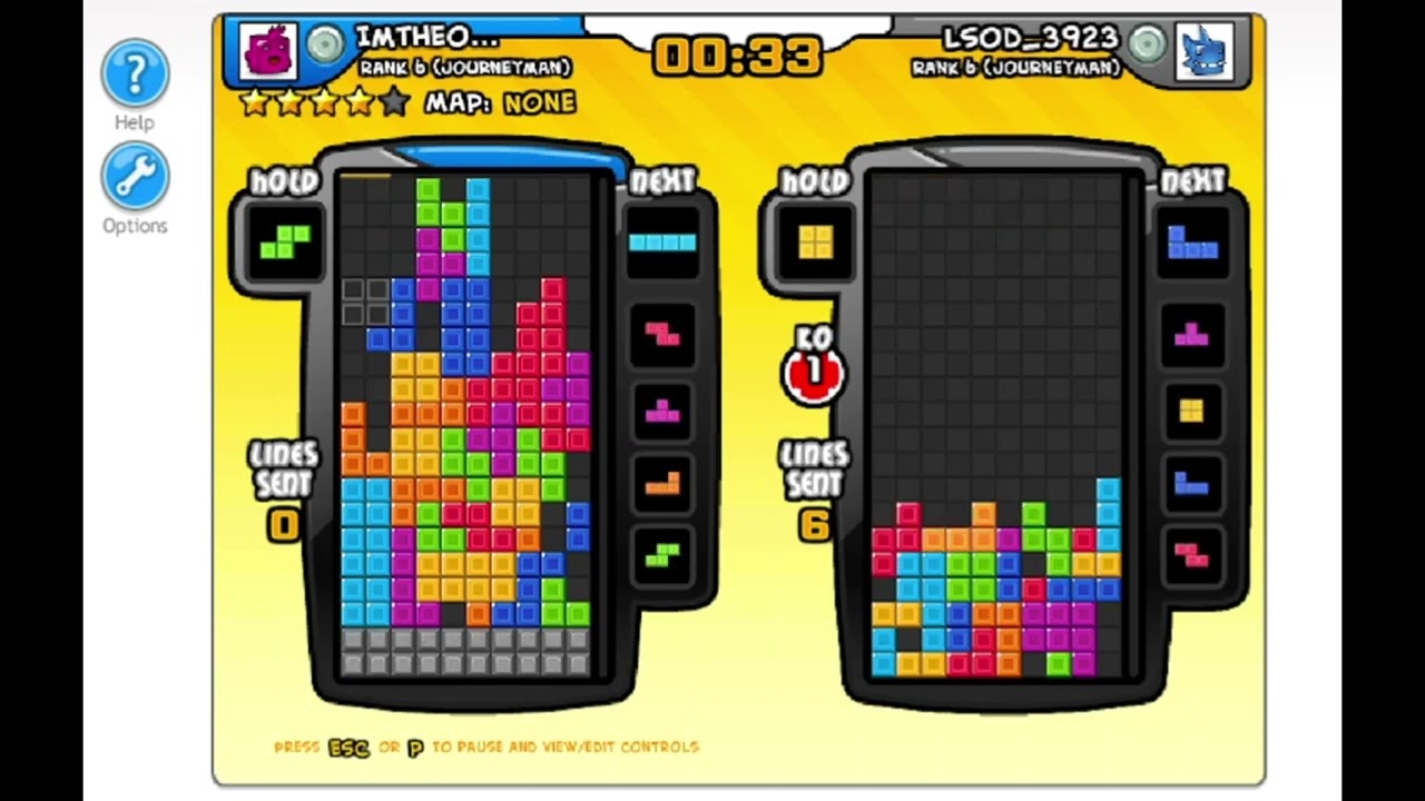 Tetris Friends (Notris Foes) Battle 2P