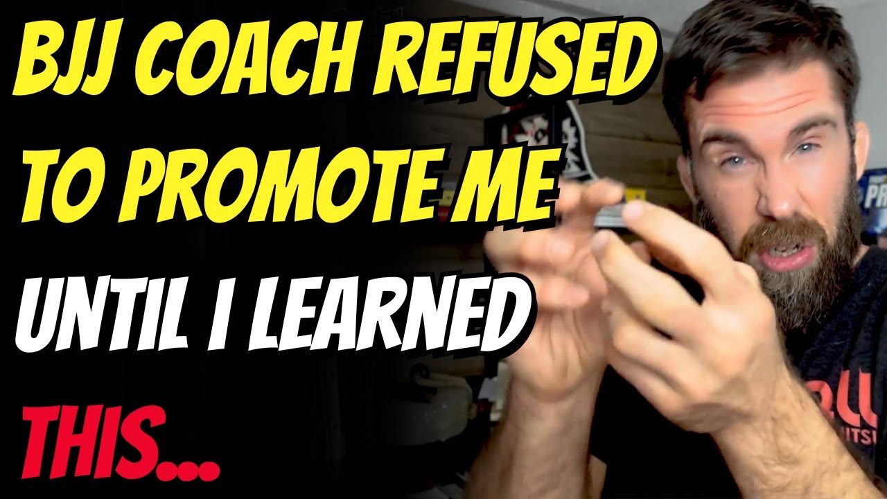 Why My BJJ Coach Refused to Promote Me to Brown Belt