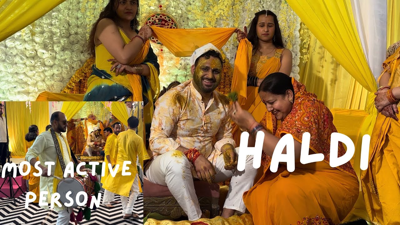 Haldi Ceremony || Vrindavan || Garhwali Marriage ||Family || Fun 