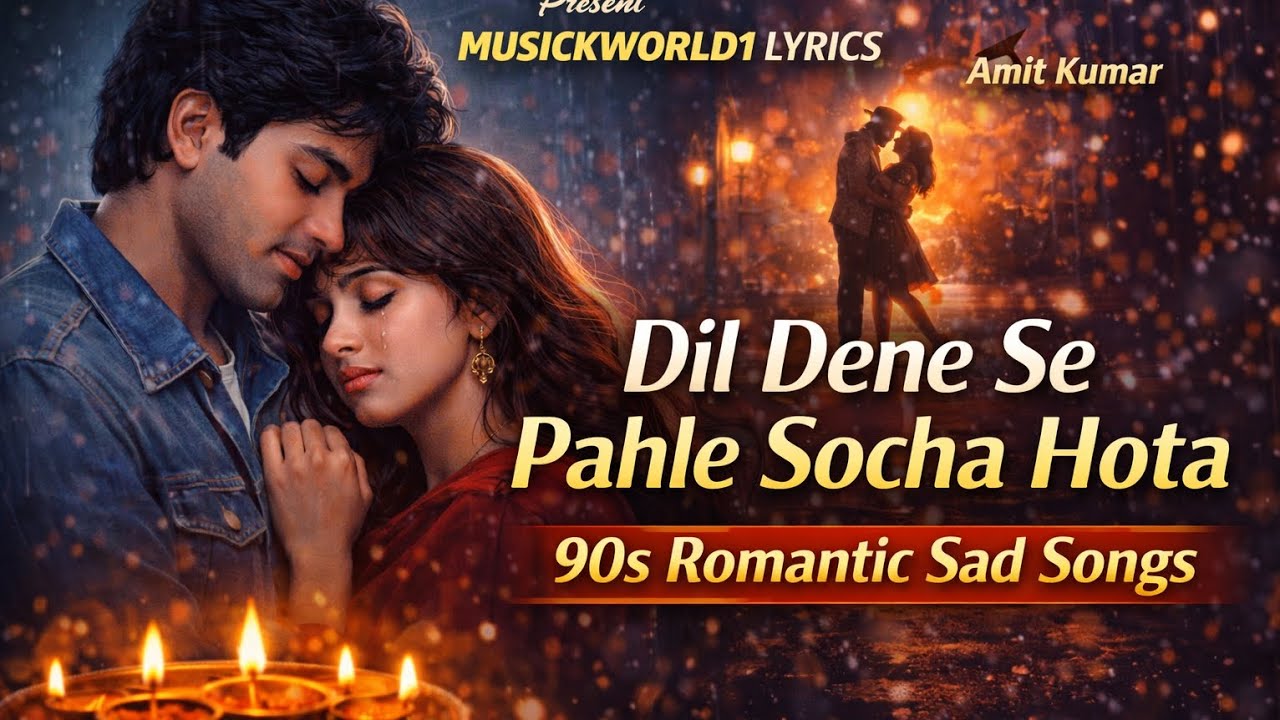 Dil Dene Se Pahale Socha Hota 💔 ऐसा दर्द भरा गाना जिसे सुनकर रो पड़ेंगे | 90s Sad Songs
