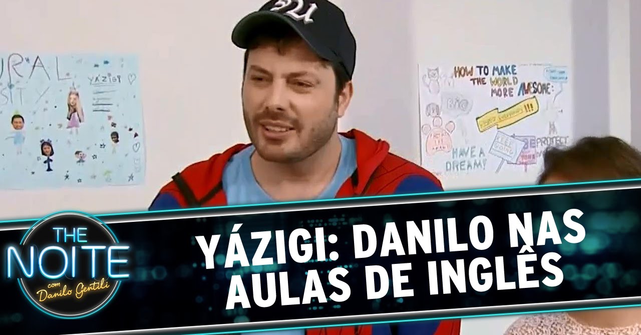 The Noite (08/01/15) - Y&aacute;zigi: Danilo Gentili na aula de ingl&ecirc;s