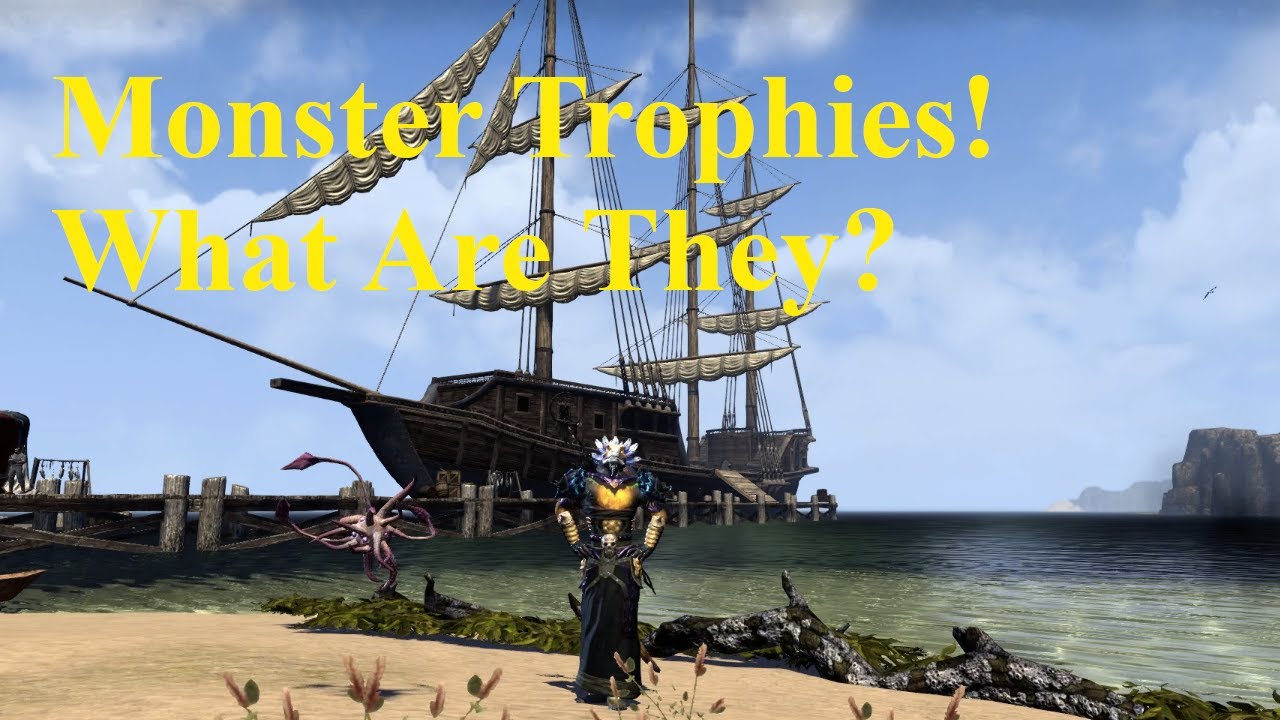 Трофеи монстров в ESO! Что это такое?