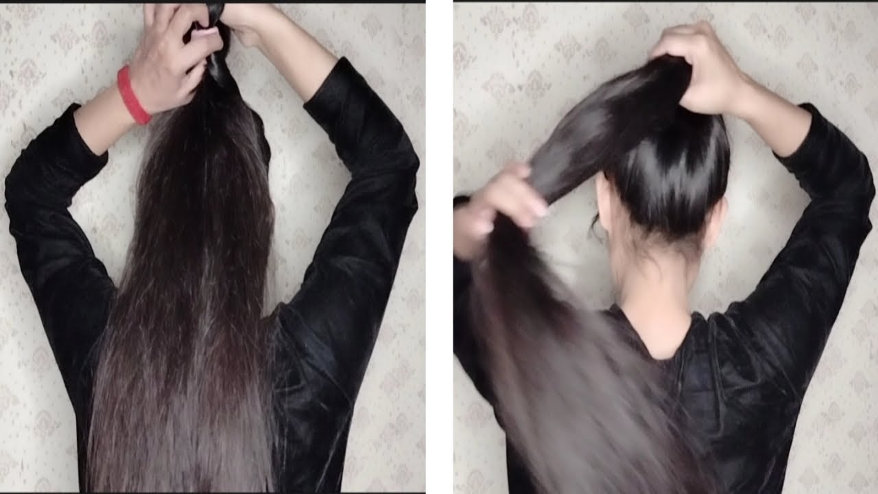 How to Make Perfect high ponytail Hairstyle | Best Hair Style #highponytail #viral