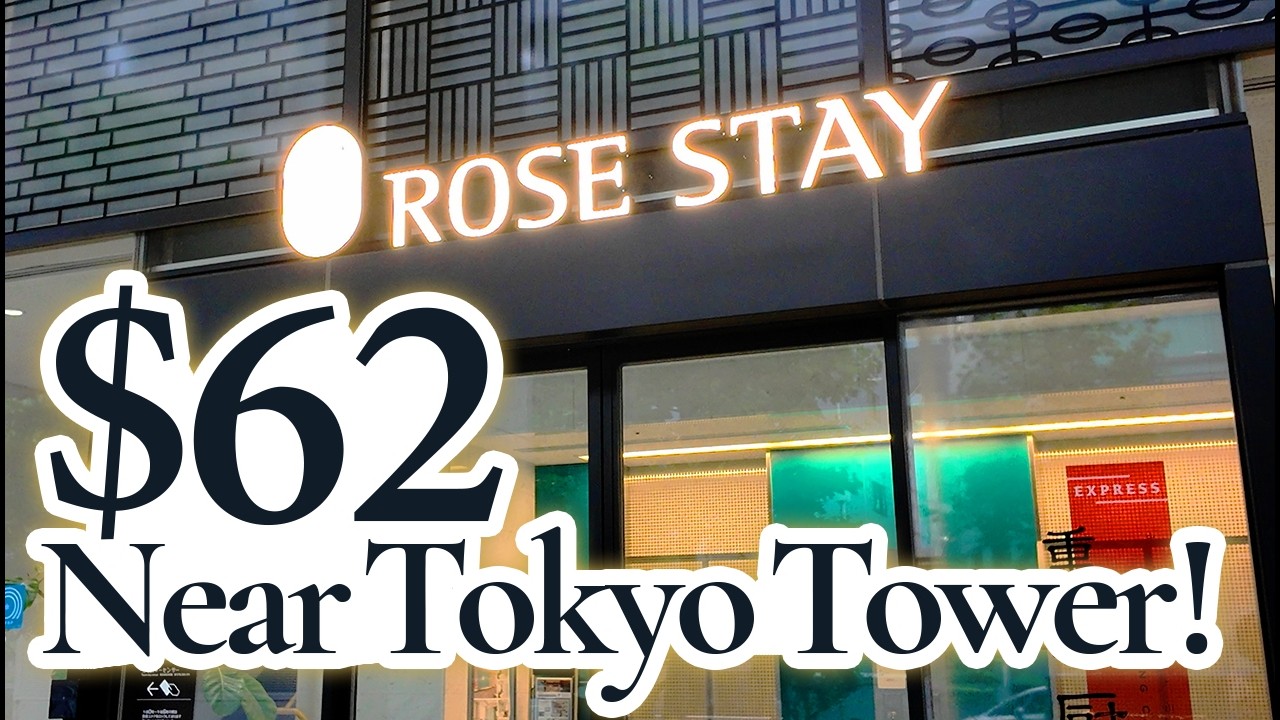 $62 Hidden Gem! Near Tokyo Tower, 1 Min from Station & Japanese Garden | Rose Stay Tokyo Shiba Park