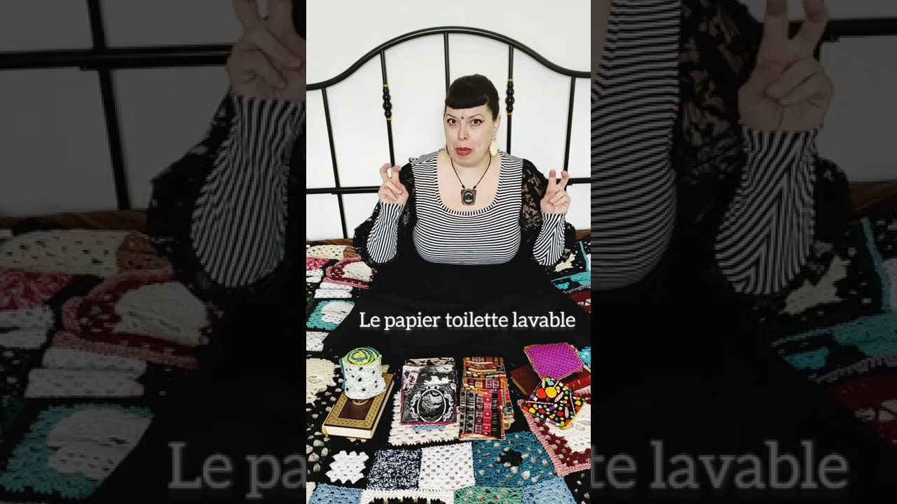 🧻Le papier toilette lavable 🧻 explications !