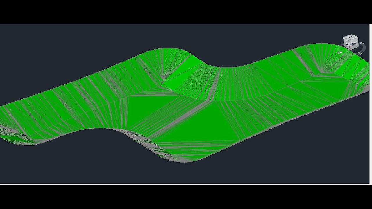 Lagoa usando (Feature line, Grading) no AutoCAD Civil 3D 2020