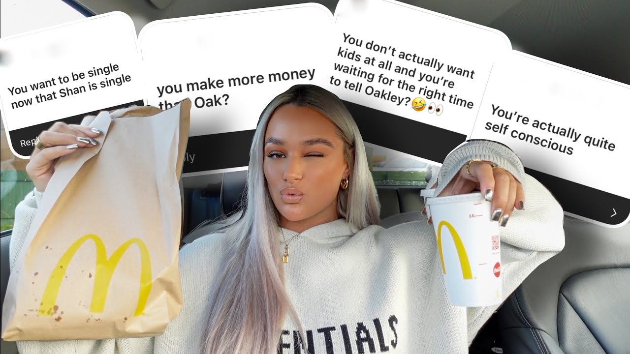 eating mcdonalds & answering your assumptions 🫣 juicy