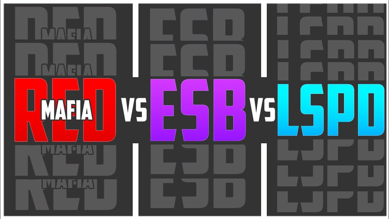 Red Mafia Vs ESB Vs LSPD (Bounty) SVRP