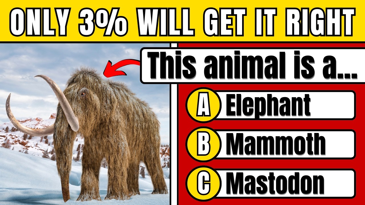 135 Animal Questions Only Geniuses Can Answer | Animal Quiz
