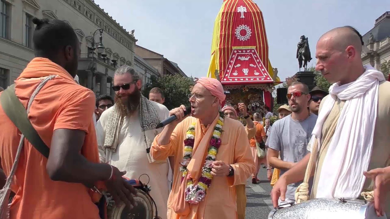 HH Kadamba Kanana Swami - Ratha Yatra Berlin 21.07.2018