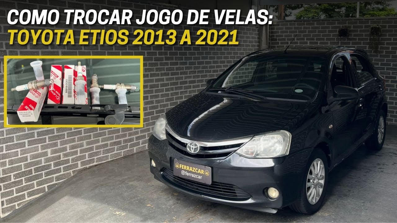 Como trocar o jogo de velas Toyota Etios 2013/21 (+ link na descrição do video)