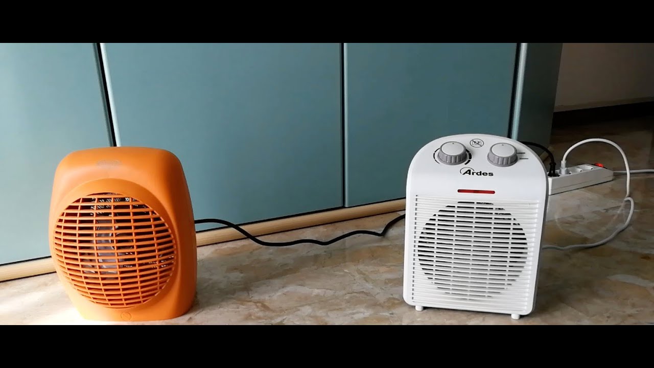 Termoventilatori Argo Kokkolo Arancio e Ardes Tepo Design - Presentazione e confronto