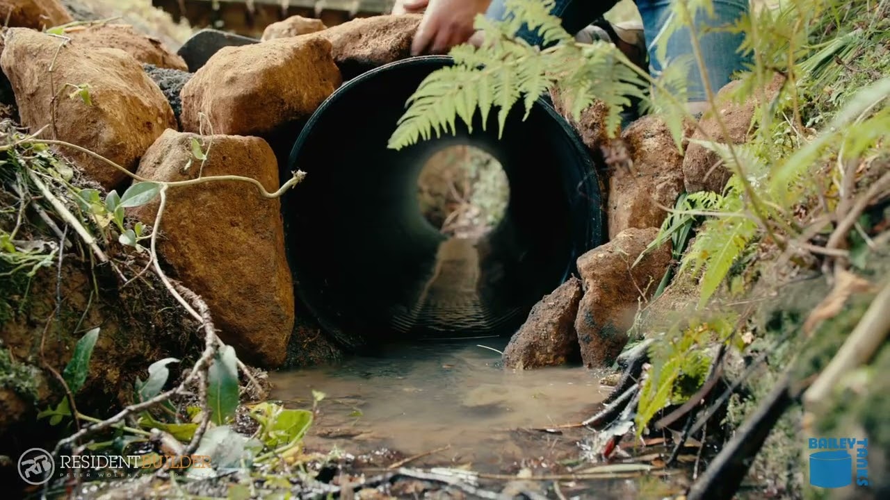 Bailey Bazooka Culvert Pipe Installation