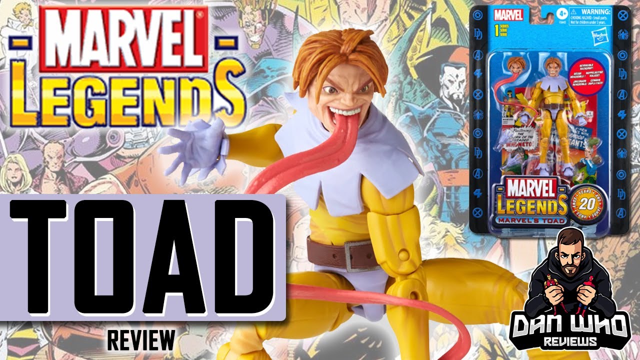 Marvel Legends Toad 20th Anniversary Hasbro Action Figure Review