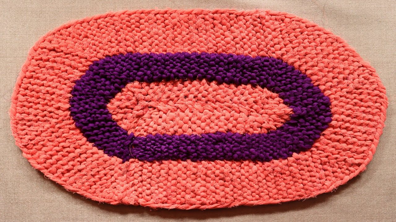अंडाकार पायदान बनाना सीखे | Oval shaped doormat |