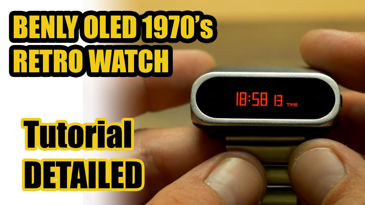 Benly watches - tutorial on how to set up and use all the functions!!