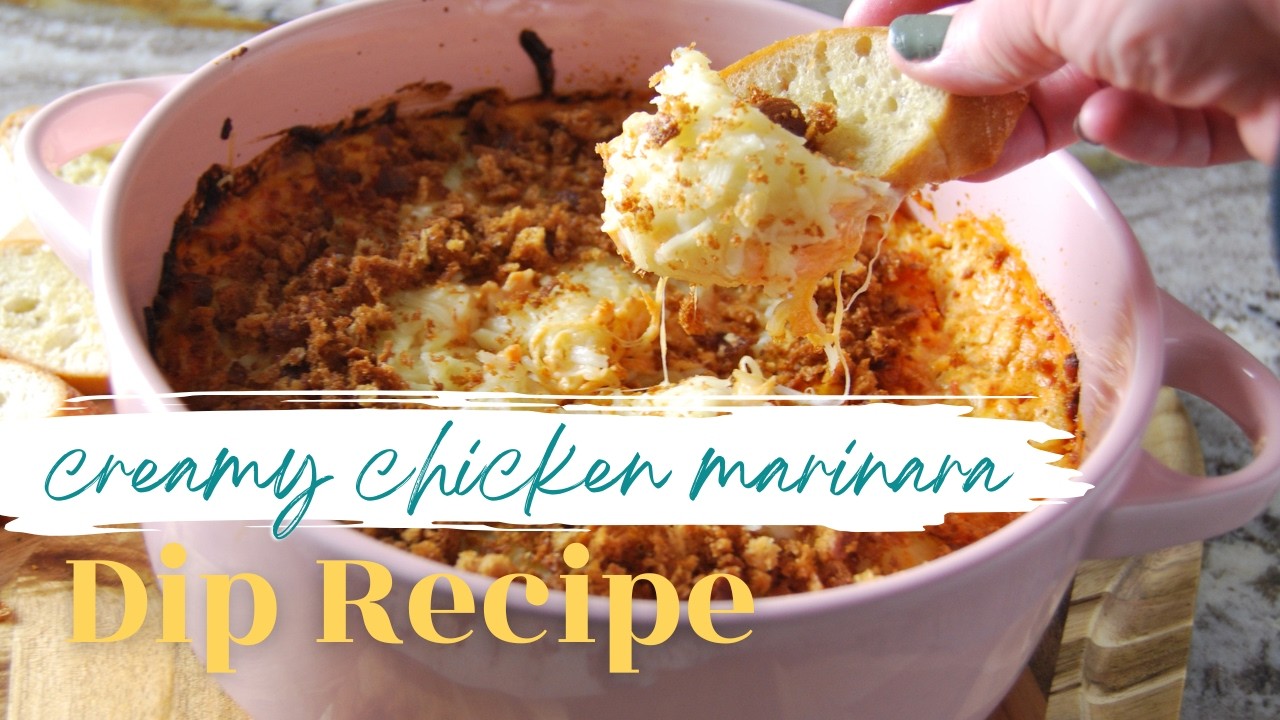 Creamy Chicken Marinara Dip Inspired by Our Favorite Dish Chicken Parmesan